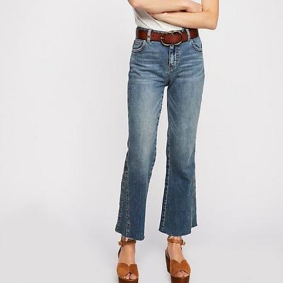 Free People Denim - Free people studded novelty flare jeans sz.29
